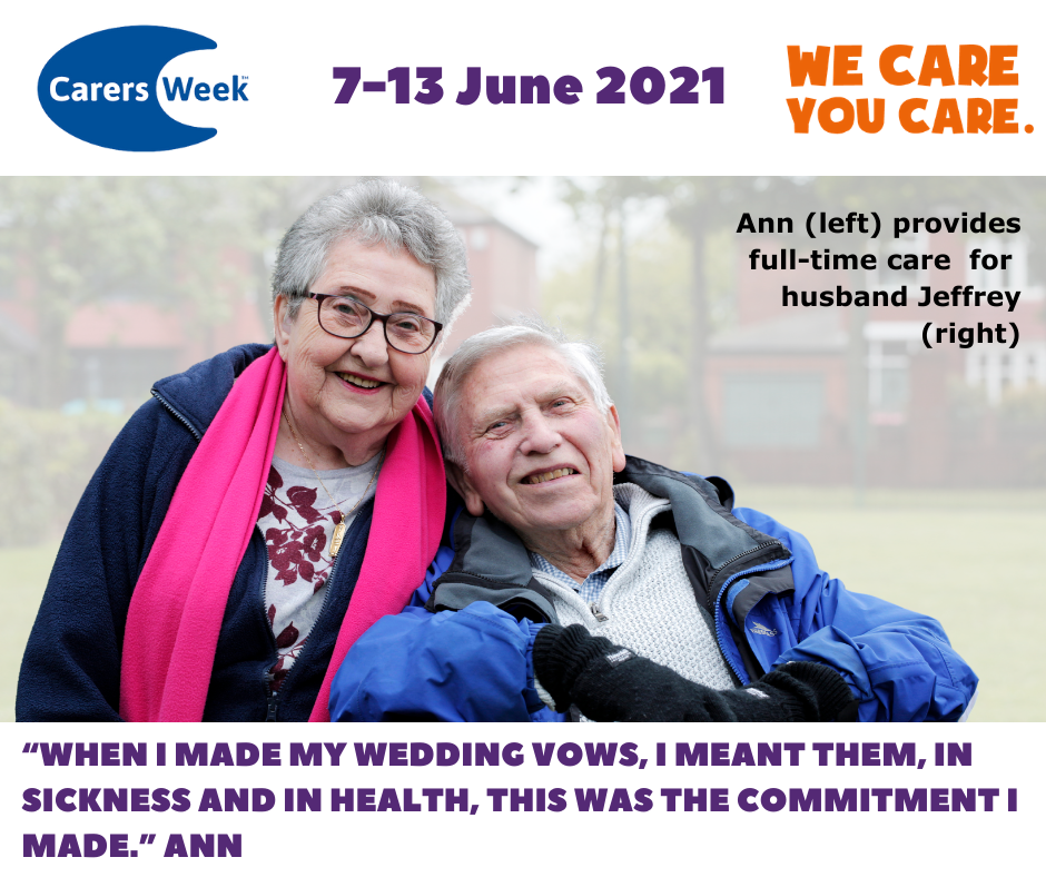 Ann shares her experience of providing care for her husband, Jeffrey