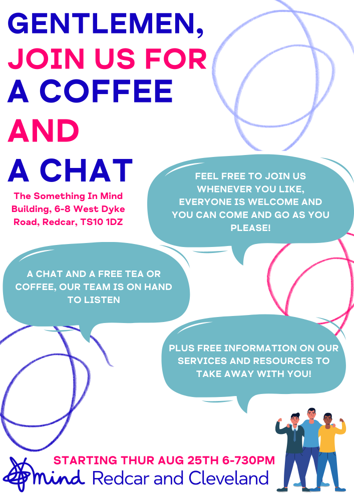 Gentlemen's Coffee & Chat @ Redcar & Cleveland Mind 