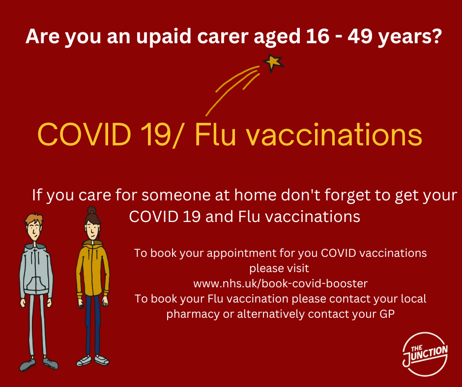 Covid 19/ flu vaccinations for young carers