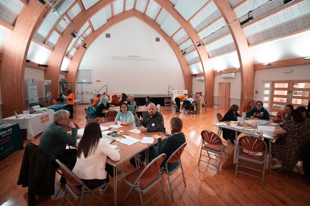 Group shot of campaign workshop