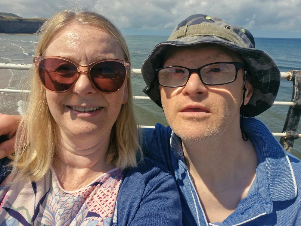 Rebecca and her brother