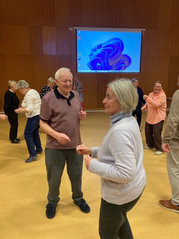dementia carer dancing