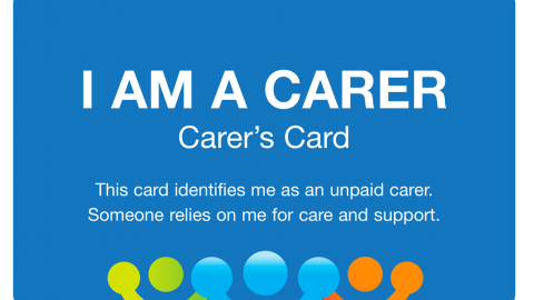 Carers Together- 'I am a carer' card