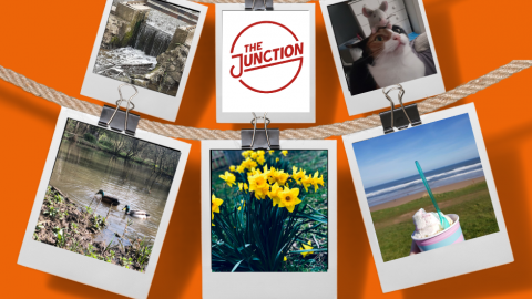 Five images taken by young people participating in Step 2 Step Challenge