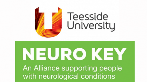 Teesside Uni logo and Neuro Key logo