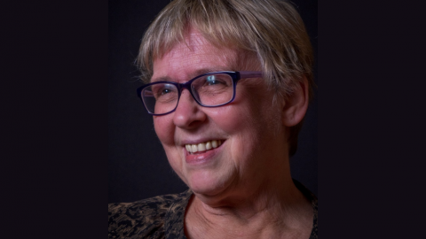 Photo of Alison Jarvis with black background