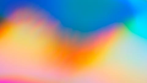 Colour spectrum with distorted edges